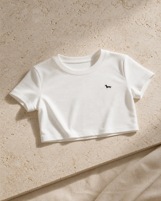 "Crop Top" Romeo &Co mujer bordado