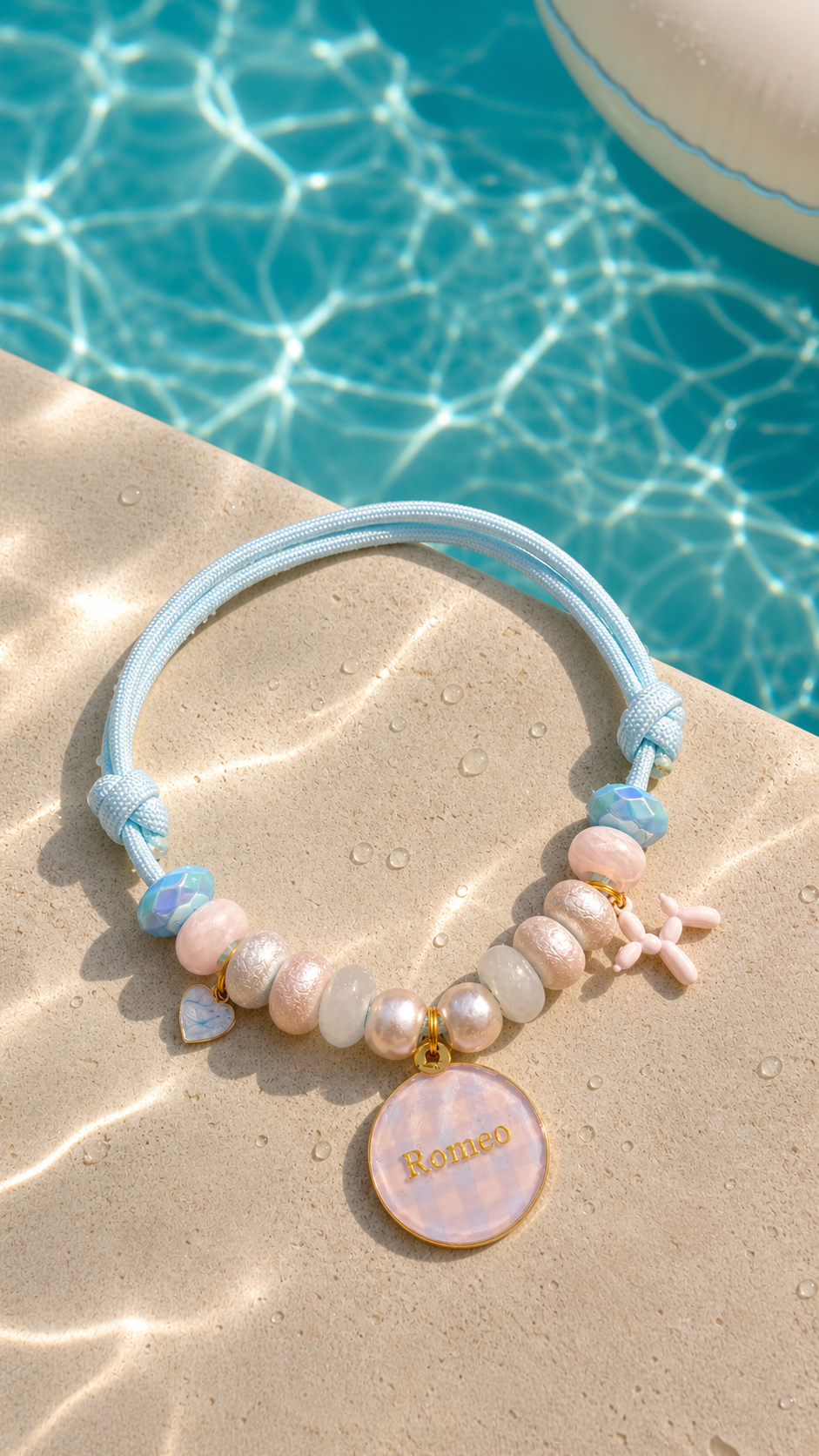 Collar Vichy Azul