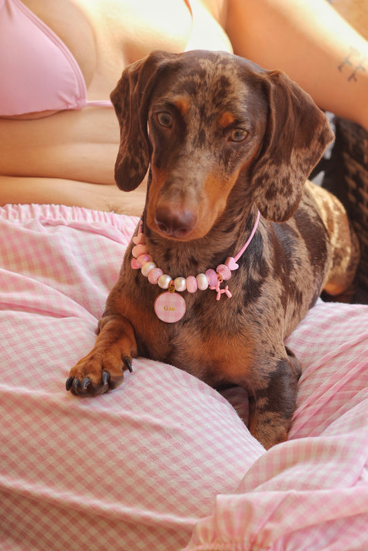Collar Vichy Rosa